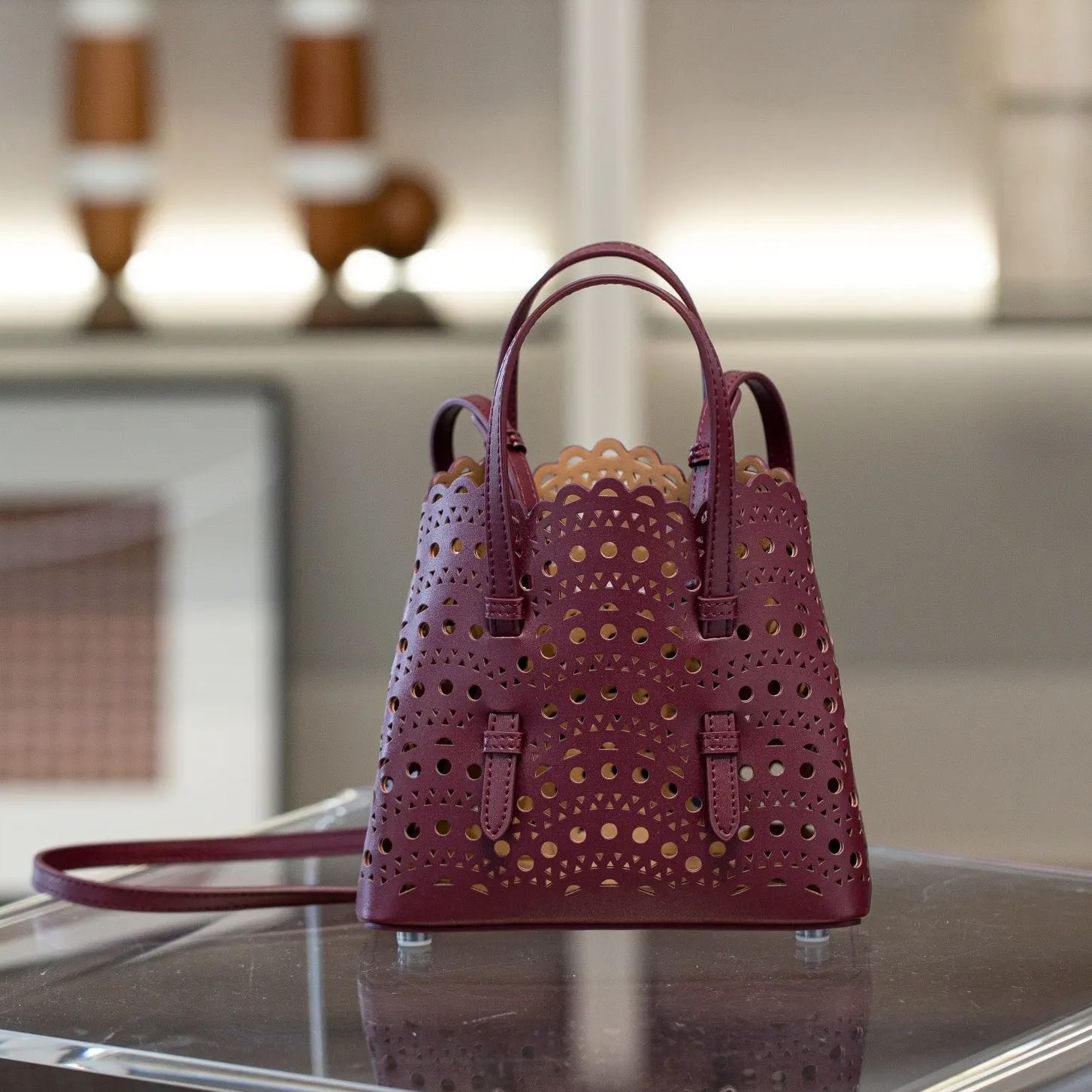 Luxury Bags Quality - Merkontwerp Luxe hoogwaardige koeienhuid schouderhandtassen voor