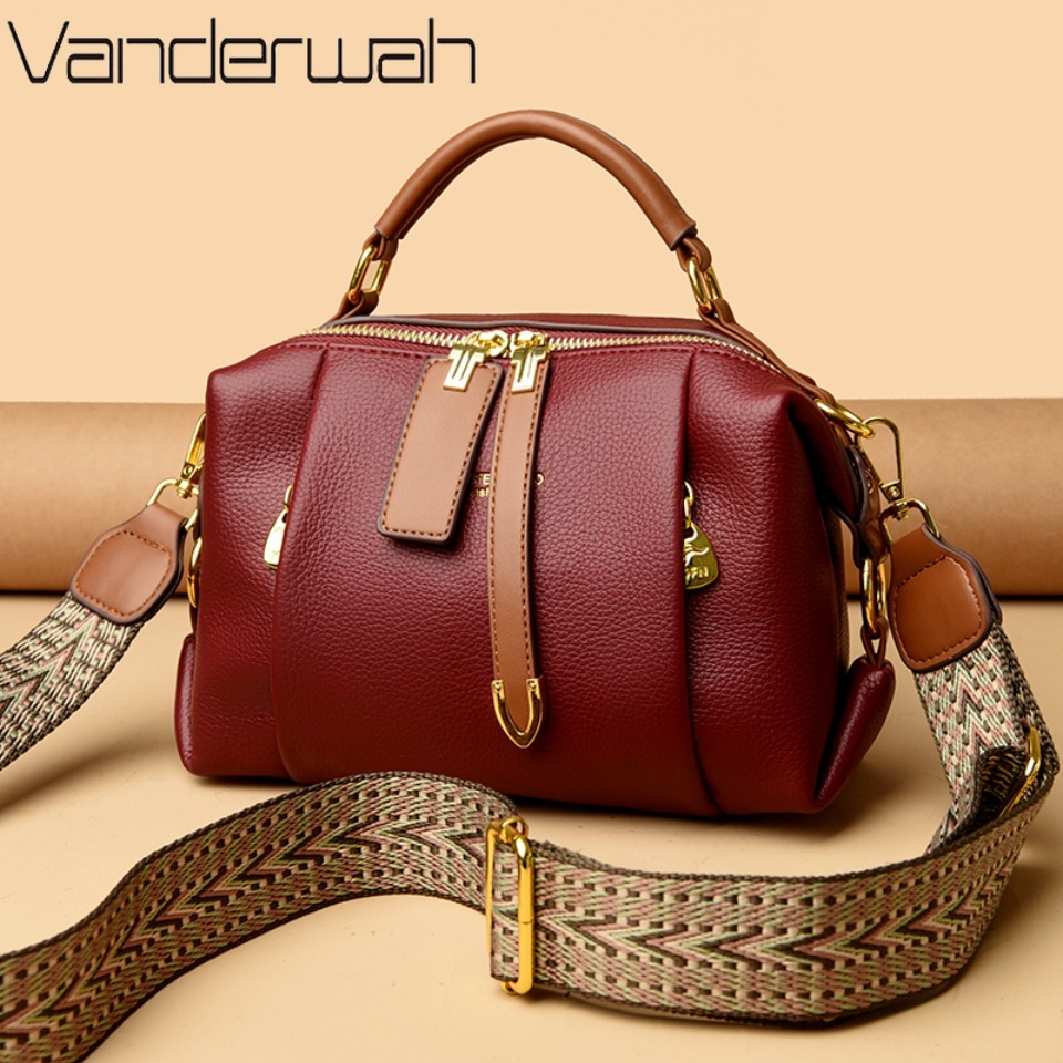 Luxury Bags Quality - 2-lagen schoudertassen voor dames Kwaliteit Pu-leer