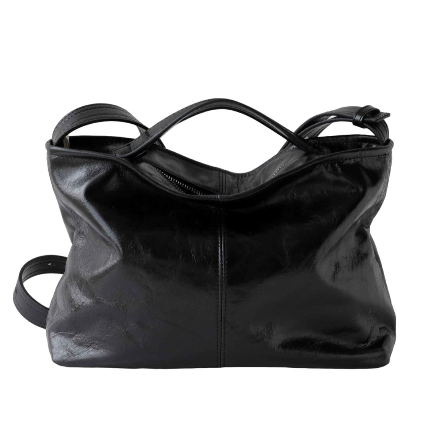Luxury Bags Shopping - Luxe dames schoudertas van zacht leer,