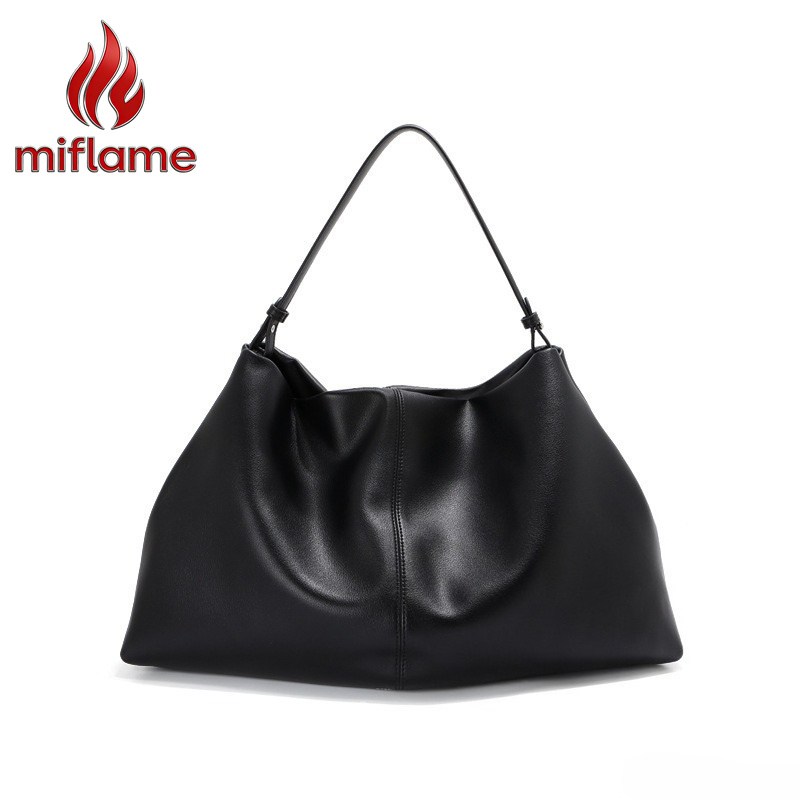 Quiet Luxury Bags Tote - Echte leren schoudertas voor dames, zachte,