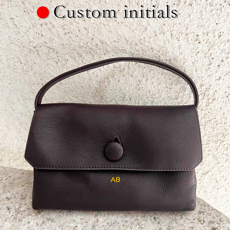 Luxury Bags Mini - Aangepaste initialen Echt leer Mini De