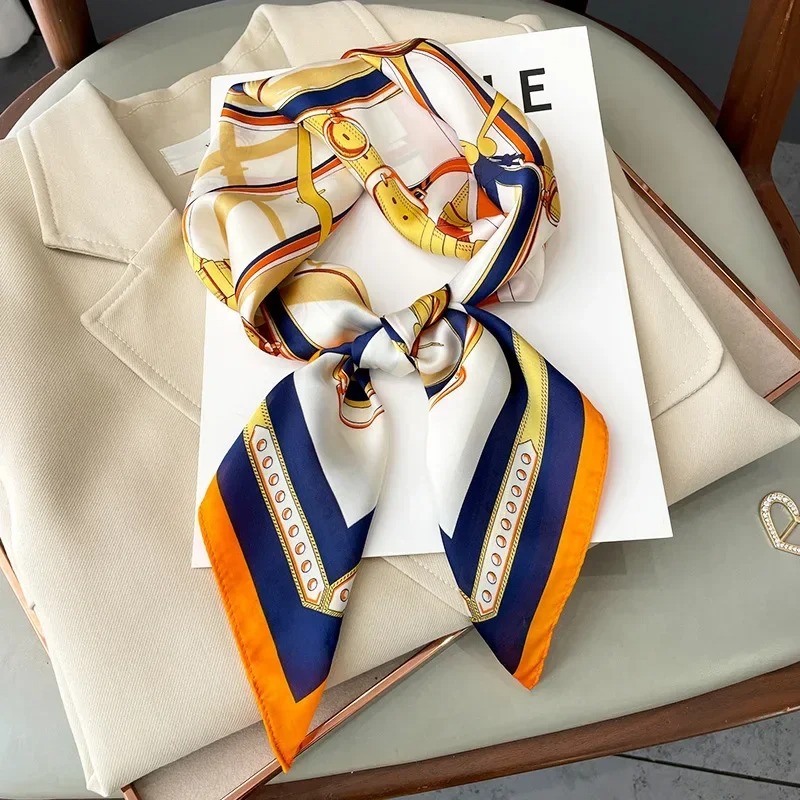 Luxury Bags Designer - Luxe Design Skinny Zijden Vierkante Sjaal