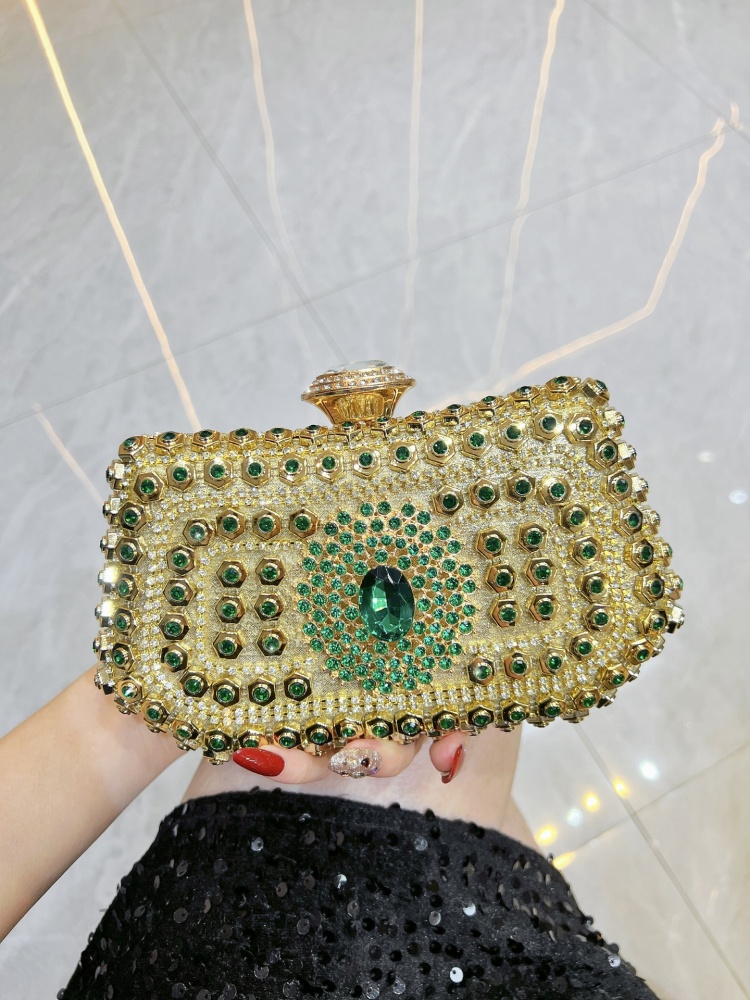 Luxury Bags Mini - Nieuwe handtas met sprankelende strass steentjes,