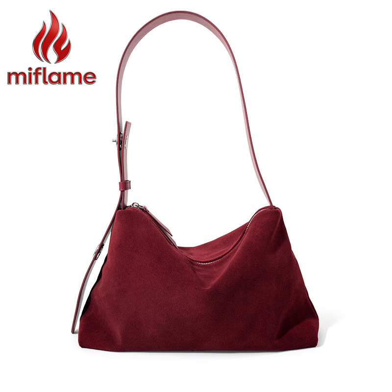 Quiet Luxury Bags Tote - Echte leren schoudertas voor dames, nubuckleer,