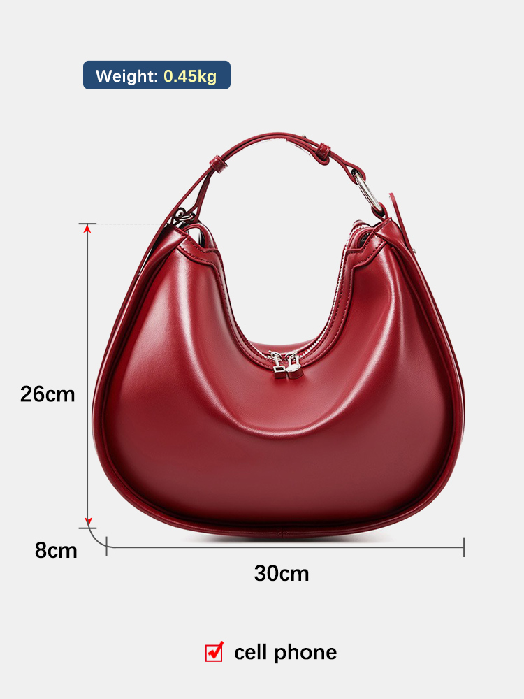 Zency Premium Echt Lederen Dam - Luxury Bags Big recensie en prijs