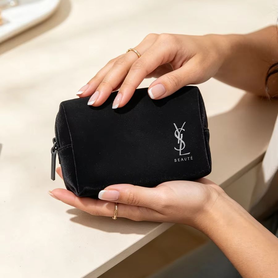 YSL's tas Zwart bedrukte cosme - Luxury Bags Ysl recensie en prijs
