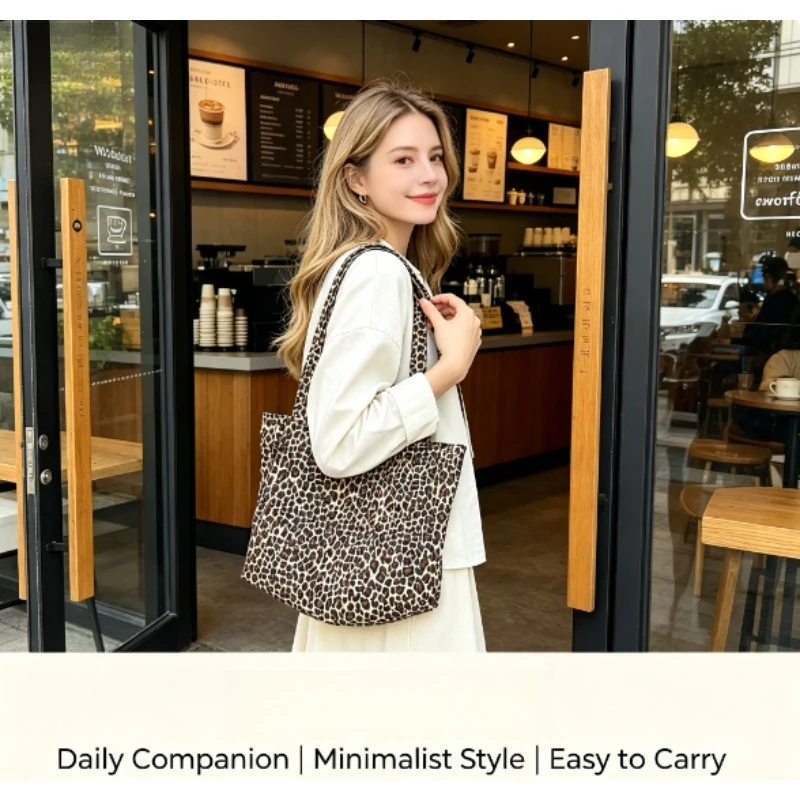 2026 Leopard Print Canvas Tote - Quiet Luxury Bags Tote recensie en prijs