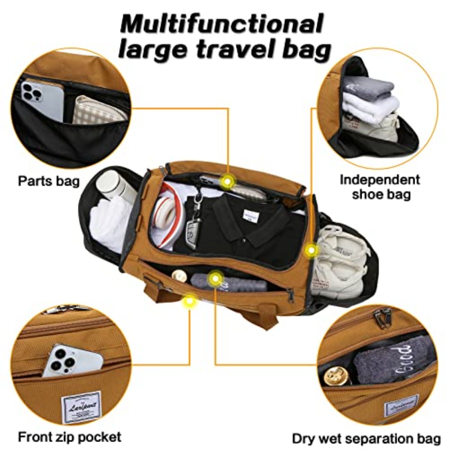 Reistas voor heren 40L, medium - Weekender Bag Duffle recensie en prijs