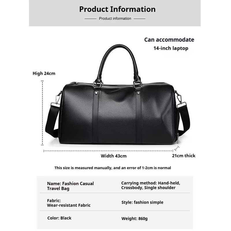 Unisex reistas met grote capac - Weekender Bag Duffle recensie en prijs
