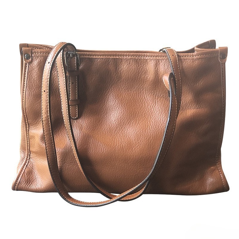 Echte leren tote bag voor dame - Quiet Luxury Bags Tote recensie en prijs