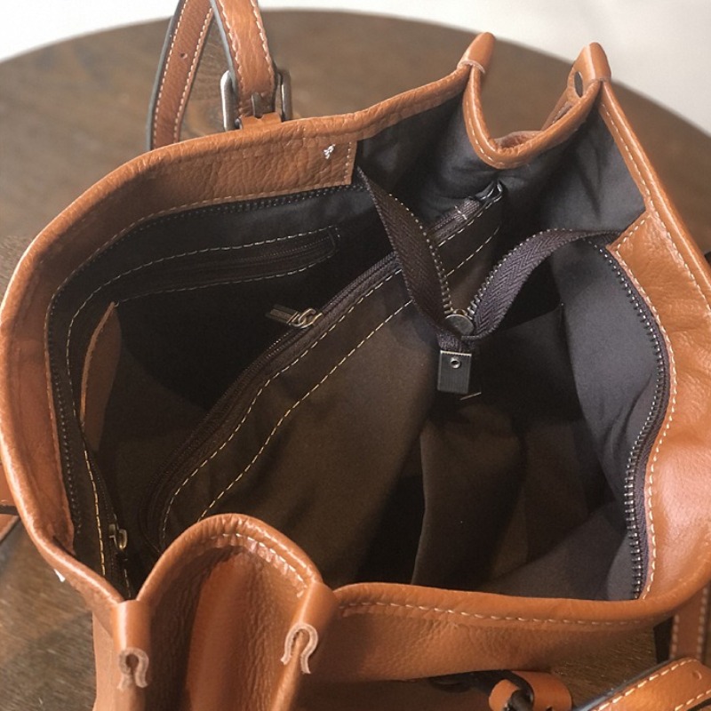 Echte leren tote bag voor dame - Quiet Luxury Bags Tote recensie en prijs