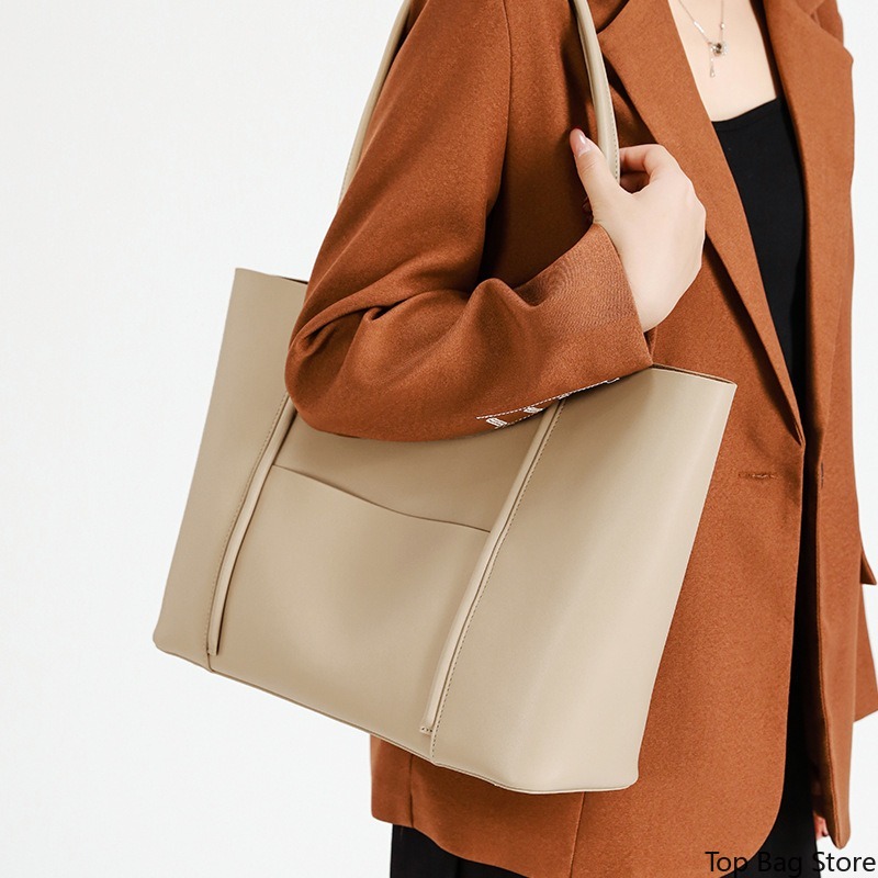 Echte leren tote bag voor dame - Quiet Luxury Bags Tote recensie en prijs