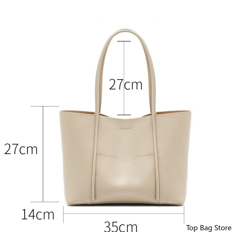 Echte leren tote bag voor dame - Quiet Luxury Bags Tote recensie en prijs