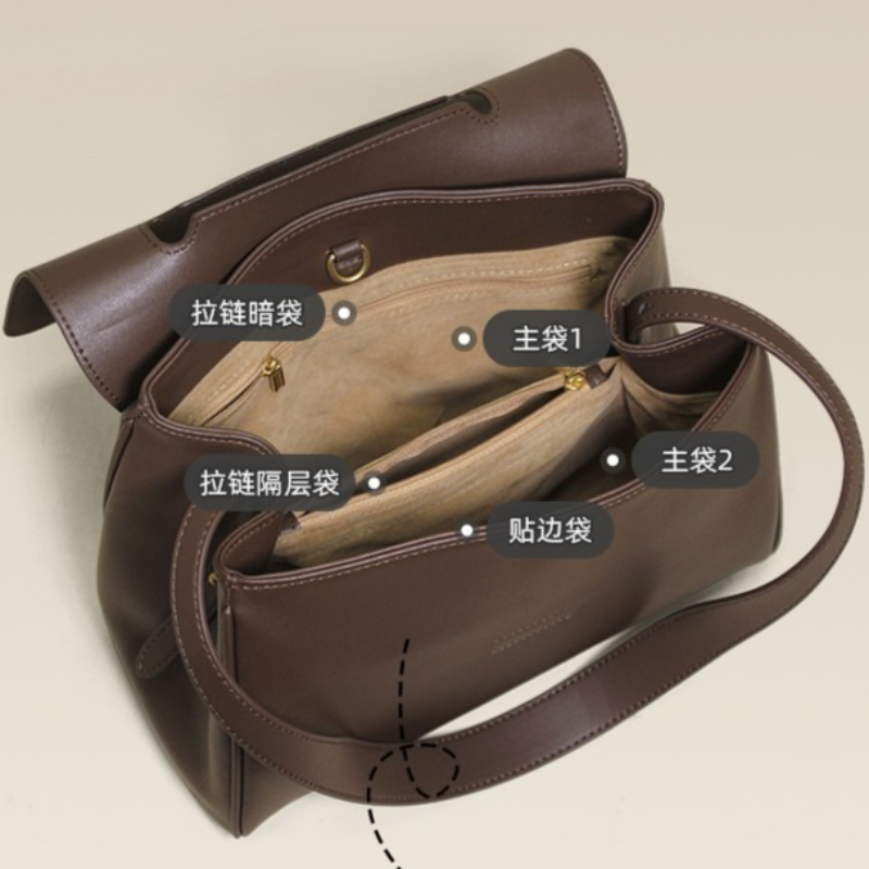 Echte leren tote bag voor dame - Quiet Luxury Bags Tote recensie en prijs
