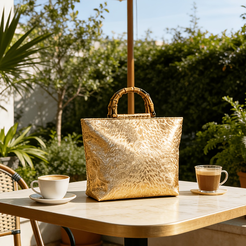 Lichte luxe metallic gouden ja - Luxury Bags Big recensie en prijs