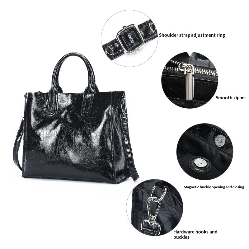 Echte leren tote bag voor dame - Quiet Luxury Bags Tote recensie en prijs