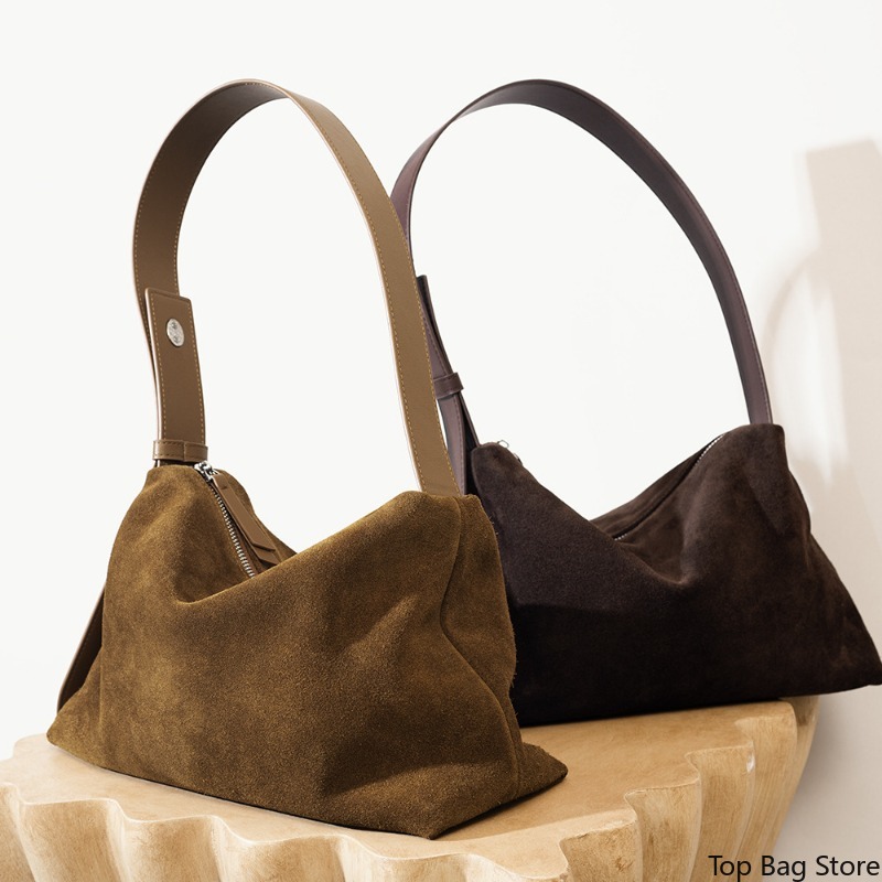 Echte leren schoudertas voor d - Quiet Luxury Bags Tote recensie en prijs